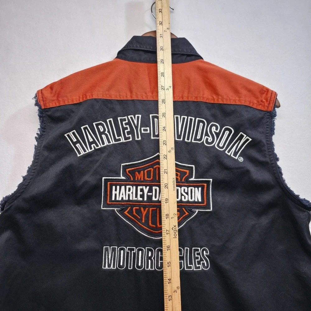 Harley Davidson Men's Prestige Blowout Sleeveless Vest Size Medium